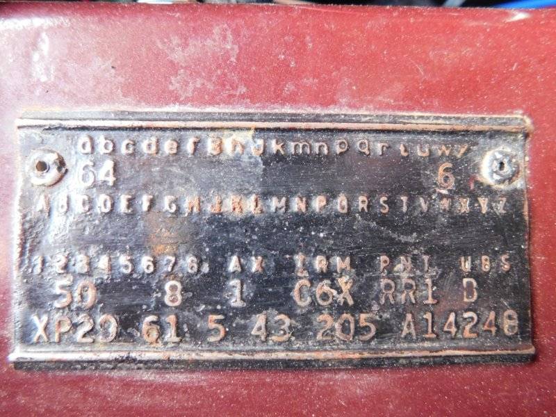 Mopar Fender Tag Decoder 1968