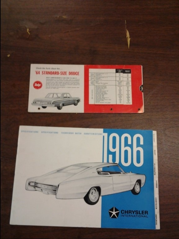 SOLD - Mopar Parts Catalogs, Service Manuals, Brouchures | For B Bodies ...