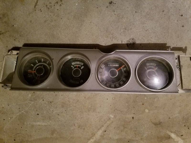 FOR SALE - 64 Plymouth Dash cluster | For B Bodies Only Classic Mopar Forum