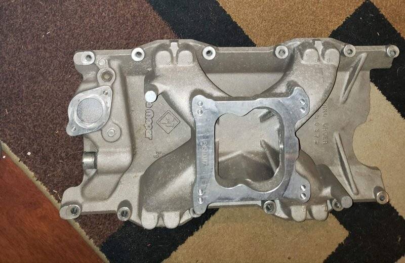 SOLD - Magnum M1 Carb Intake Manifold | For B Bodies Only Classic Mopar ...