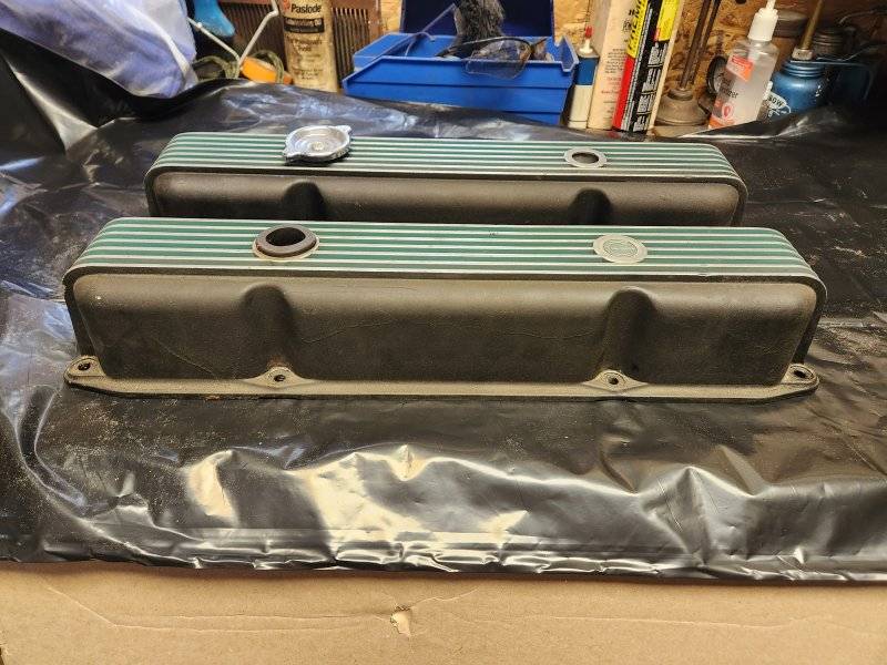 Sold Vintage Cal Custom Big Block Valve Covers For B Bodies Only Classic Mopar Forum