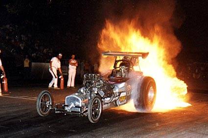 23 Ford T F-A fire burnout Coors Light Spokane.jpg