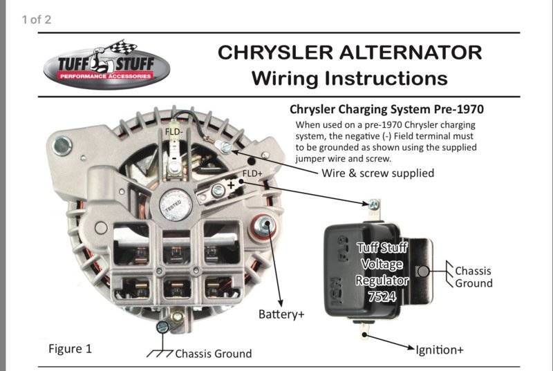 Powermaster One Wire Alternator Wiring Diagram Wiring Diagram and