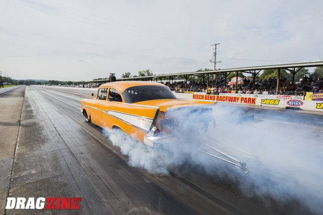 57 Bel Air Jeff Lutz New Car 540ci twin 98mm turbo'd #4a Drag Week 2017 testing.jpg