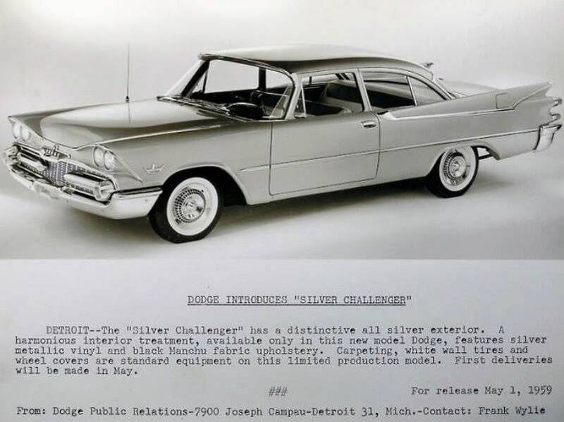 59 Dodge 2 dr post Silver Challenger special edition Press Release May 1st 1959.jpg