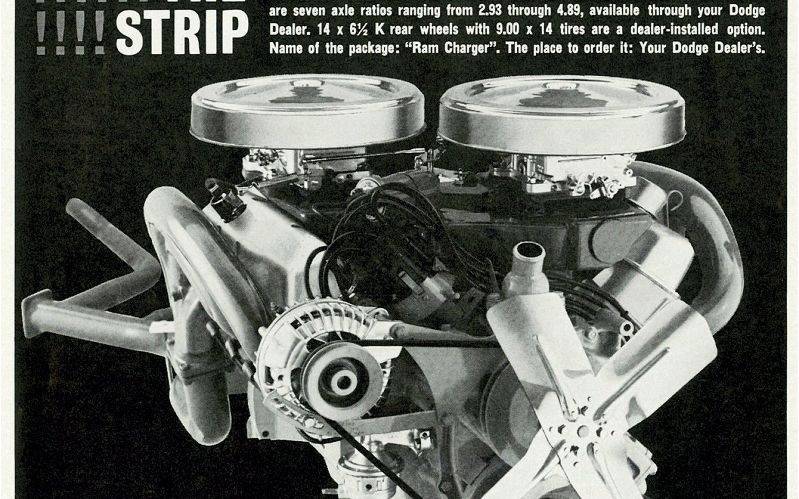 62 Dodge 413ci Max Wedge Ramcharger engine Advert. #1a.jpg