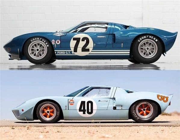 66 GT-40 #40 & #72 Le Mans racecars.jpg