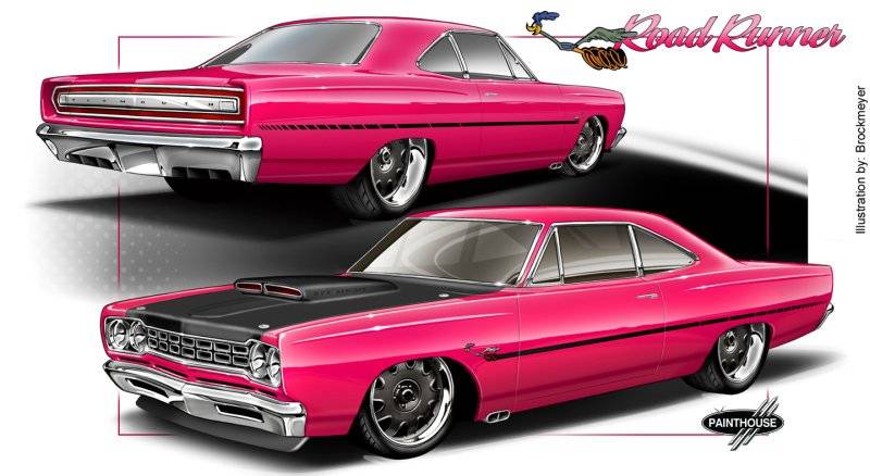 68 Roadrunner 572 Hemi 6bbl hood Panther Pink rendering.jpg