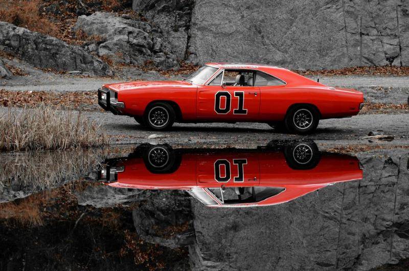 69 Charger DOH general lee reflection.jpg