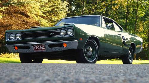 69 Super Bee J Code Hemi 4 spd Mr. Norm's Promo Sale Bank Car F5 Medium Green Poly.jpg