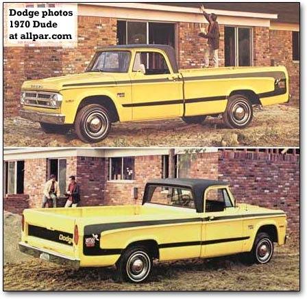 70 D-100 Sweptside Pick up Dodge Dude edition Advert. #3.jpg