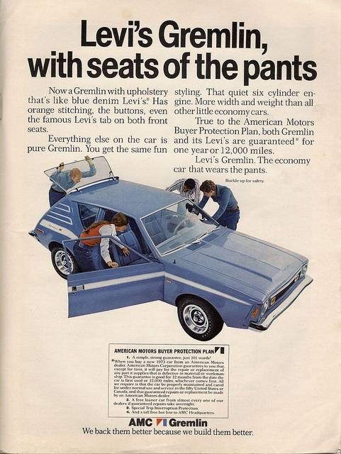 75 AMC Gremlin X Levi Edition Advert. #2.jpg