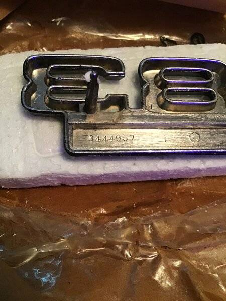 FOR SALE - Nos fender emblems 383 magnum | For B Bodies Only Classic ...