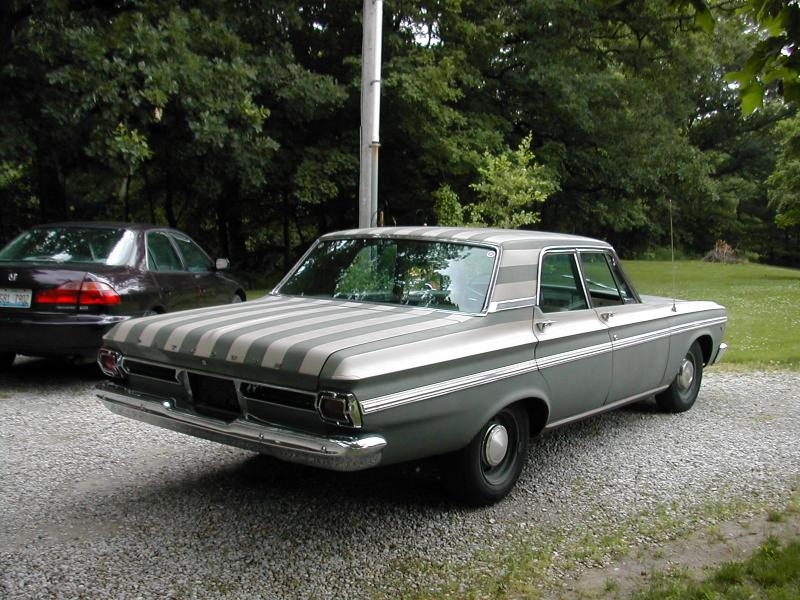 1965 Plymouth Belvedere II 4-Door Sedan Postcard Excellent Original 65