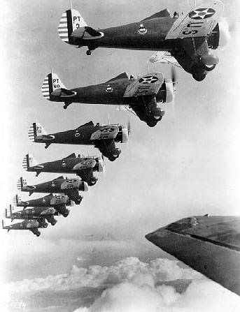 Boeing_P-26_in_flight,_9_aircraft_formation_060907-F-1234P-004.jpg