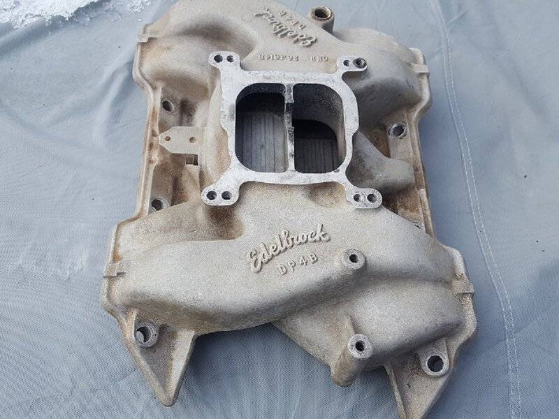 SOLD - Edelbrock DP4B Intake 383-400 | For B Bodies Only Classic Mopar ...