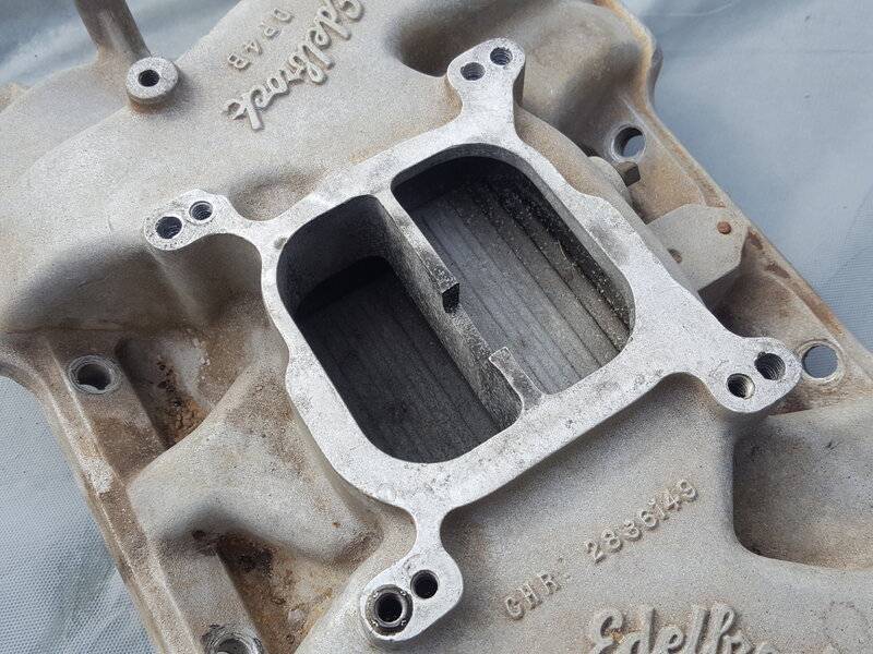 SOLD - Edelbrock DP4B Intake 383-400 | For B Bodies Only Classic Mopar ...