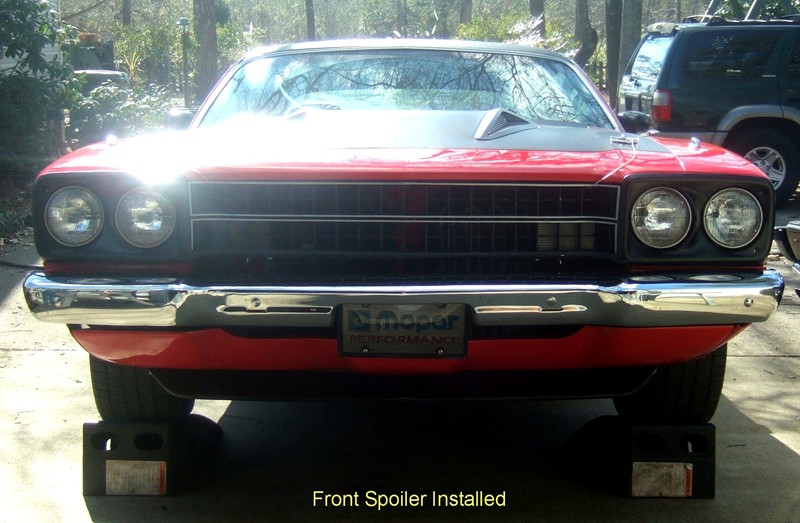 74 Satellite Front spoiler Installed | For B Bodies Only Classic Mopar ...