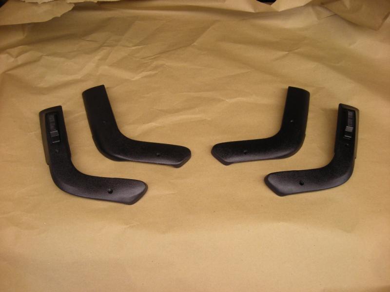 SOLD - 1970 Mopar A B E Body Bucket Seat Hinge Covers with Buttons ...