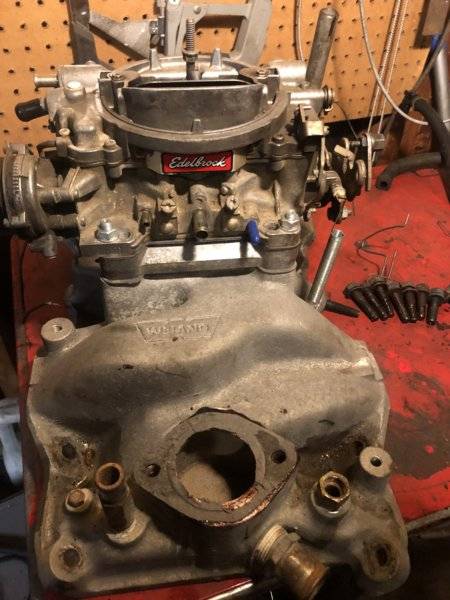 FOR SALE - Weiand Intake Edelbrock Carb | For B Bodies Only Classic ...