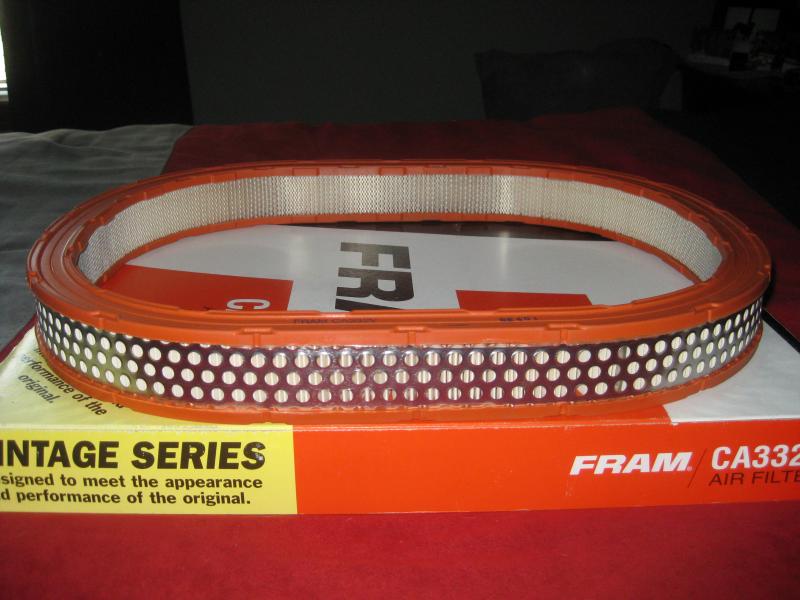 FOR SALE - Fram Vintage Series CA332V Air Filter NOS Oval | For B ...