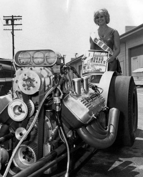 Gigi Kent, 'Miss Hot Rod Drag Racing' promoting the 2nd Annual Hot Rod Championship Drag Races...jpg