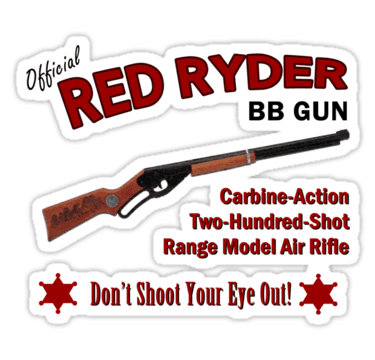 Gun Daisey BB gun Red Ryder Advert. #3 decal.png