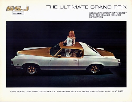 Hurst Linda Vaughn 1973 GranPrix SSJ Advert. #1.jpg