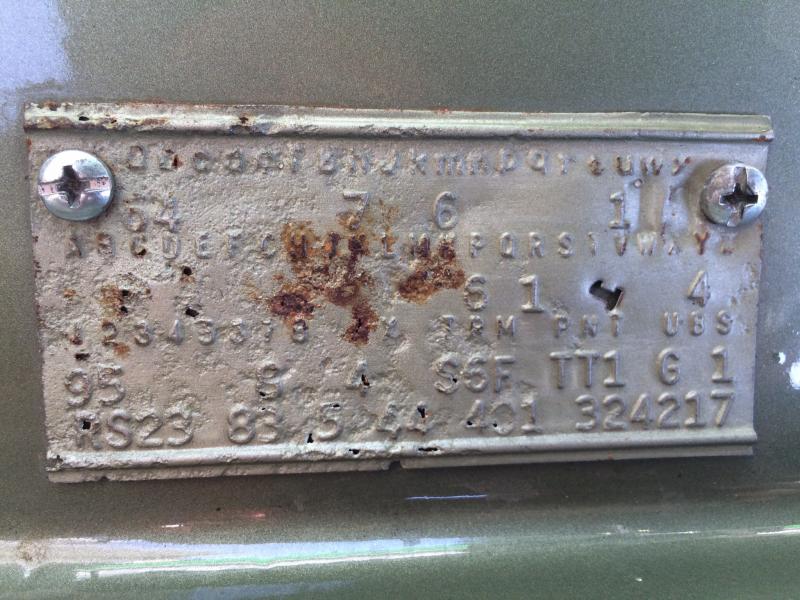 More assistance required to decode fender tag 1968 GTX | For B Bodies ...