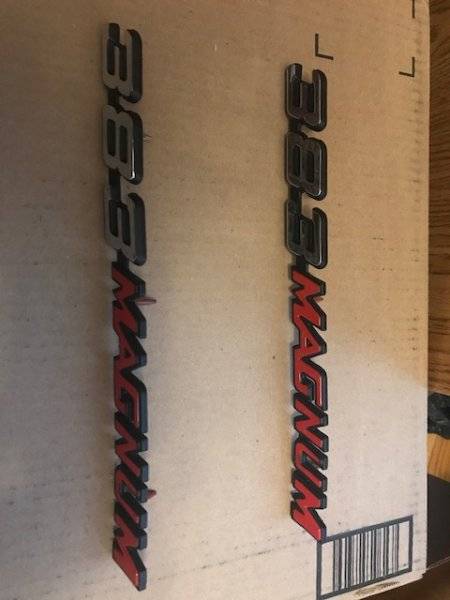 FOR SALE - 383 MAGNUM hood emblems | For B Bodies Only Classic Mopar Forum