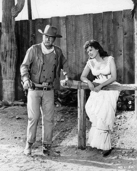 John Wayne and Maureen O'Hara in McLintock-1963.jpg