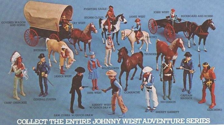 Johnny West Adventure series action figures collection.jpg