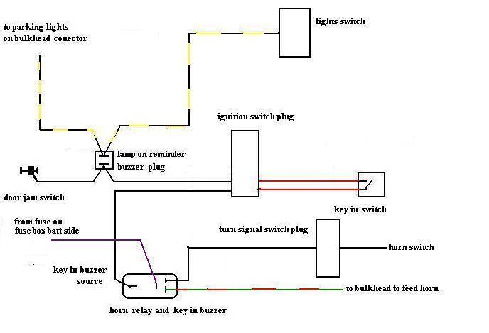 key buzzer-horn relay and lights buzzer wires3.JPG