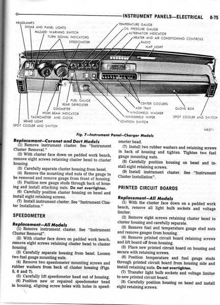 Mopar 68 Charger, Coronet or Ralley Dash dash.jpg