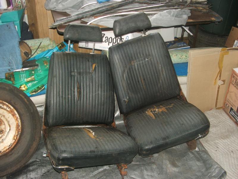 Sold 67 Coronet Bucket Seats With Head Rests For B Bodies Only