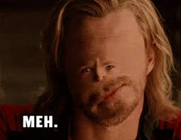 Thor Meh | Funny gif, Facial expressions, Funny