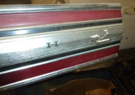 SOLD - 1968 Roadrunner trunk lid finish panel | For B Bodies Only ...