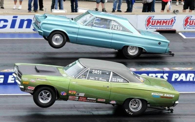 Plymouth '68 Road Runner (foreground) & '66 Belvedere.jpg