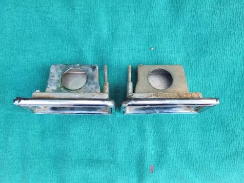 1966 Dodge Coronet Deck Lid Trunk Back Up Reverse Bezels - Pair - Picture 2 of 3