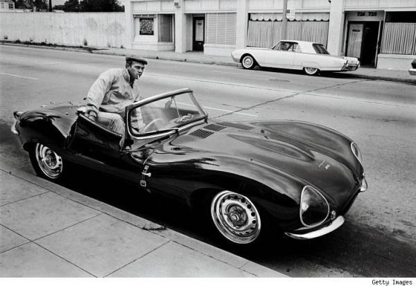 Steve McQueen #6d 57 Jaguar XK-SS 1963 parked in LA.jpg