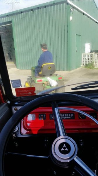 Towing the LRW with the lawnmower.jpg