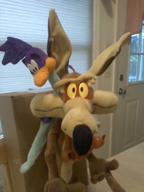 SOLD - Wile E. Coyote & Road Runner Plush Set!!! | For B Bodies Only ...