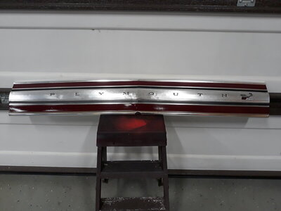 For Sale - 1968 Plymouth Roadrunner Original Trunk Finish Panel 