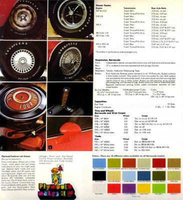 70 Barracuda Advert. #1 Specifications.jpg