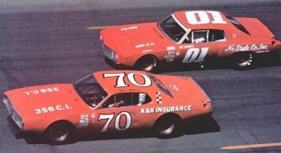 71 Charger #70 K&K Dodge Dave Marcis 1976 Charlotte Sportman race.jpg