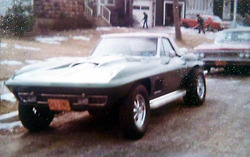 66 Corvette Drag car 70's style green.jpg