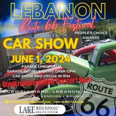 Route 66 Festival & Car Show - June 1, 2024