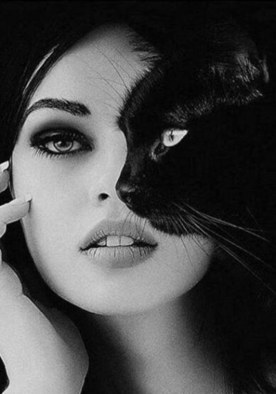 Cat & Woman - Photo Art.jpg