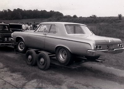 64 Dodge on trailer in Ga July 1964.jpg