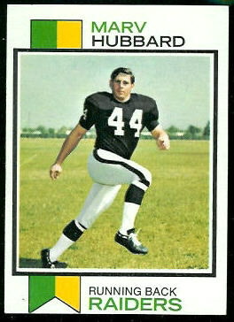 Oakland Raiders Marv Hubbard 1973 Topps card.jpg